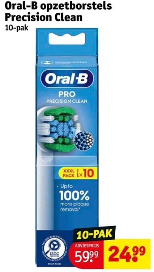 Oral-B opzetborstels Precision Clean 10-pak