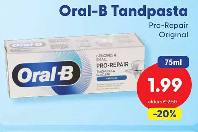 Oral-B Tandpasta Pro-Repair Original 75ml