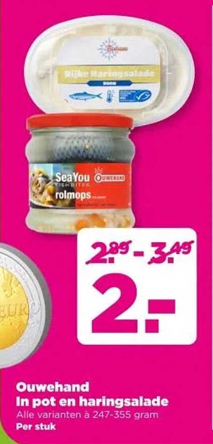 Ouwehand In pot en haringsalade