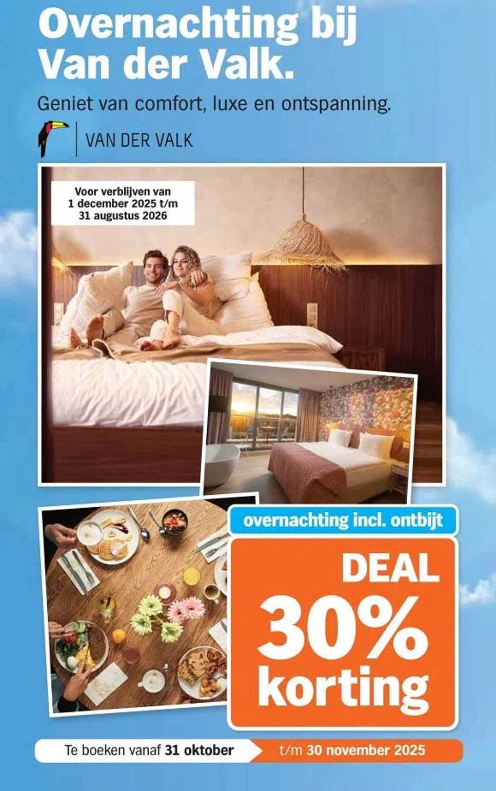Overnachting bij Van der Valk.