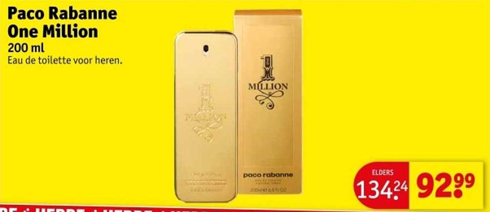 Paco Rabanne One Million 200 ml Eau de toilette voor heren