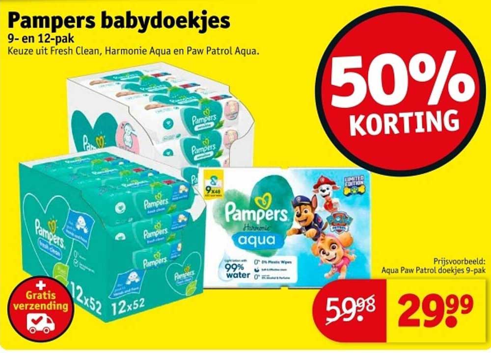 Pampers babydoekjes 9- en 12-pak