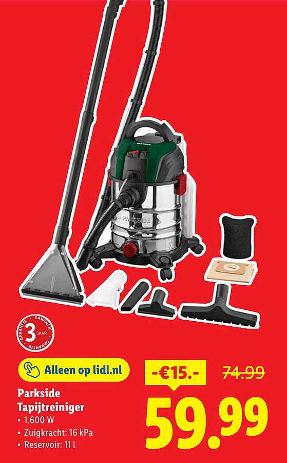 Parkside Tapijtreiniger