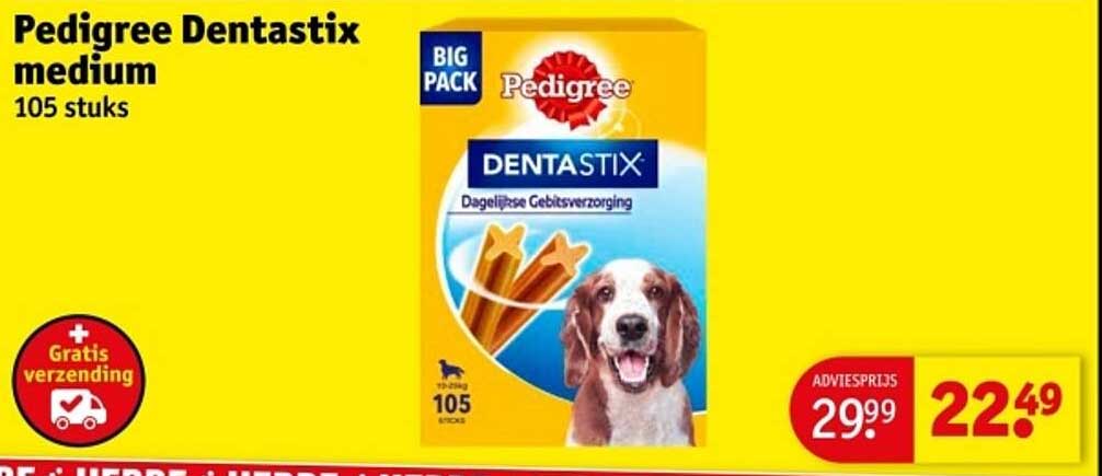 Pedigree Dentastix medium 105 stuks