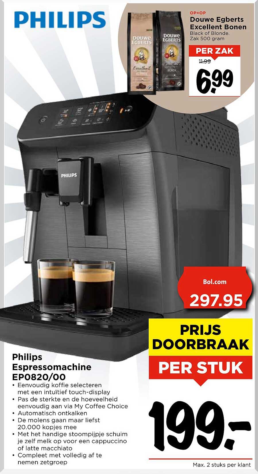 Philips Espressomachine EPO820/00