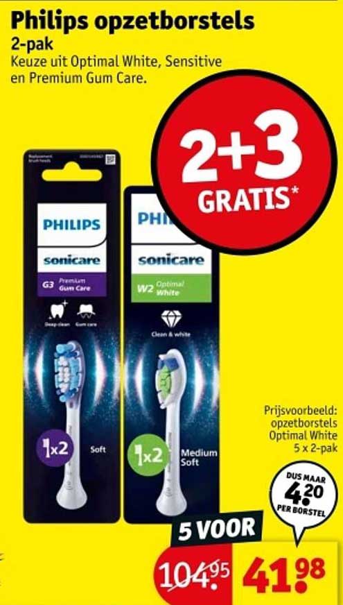 Philips opzetborstels 2-pak