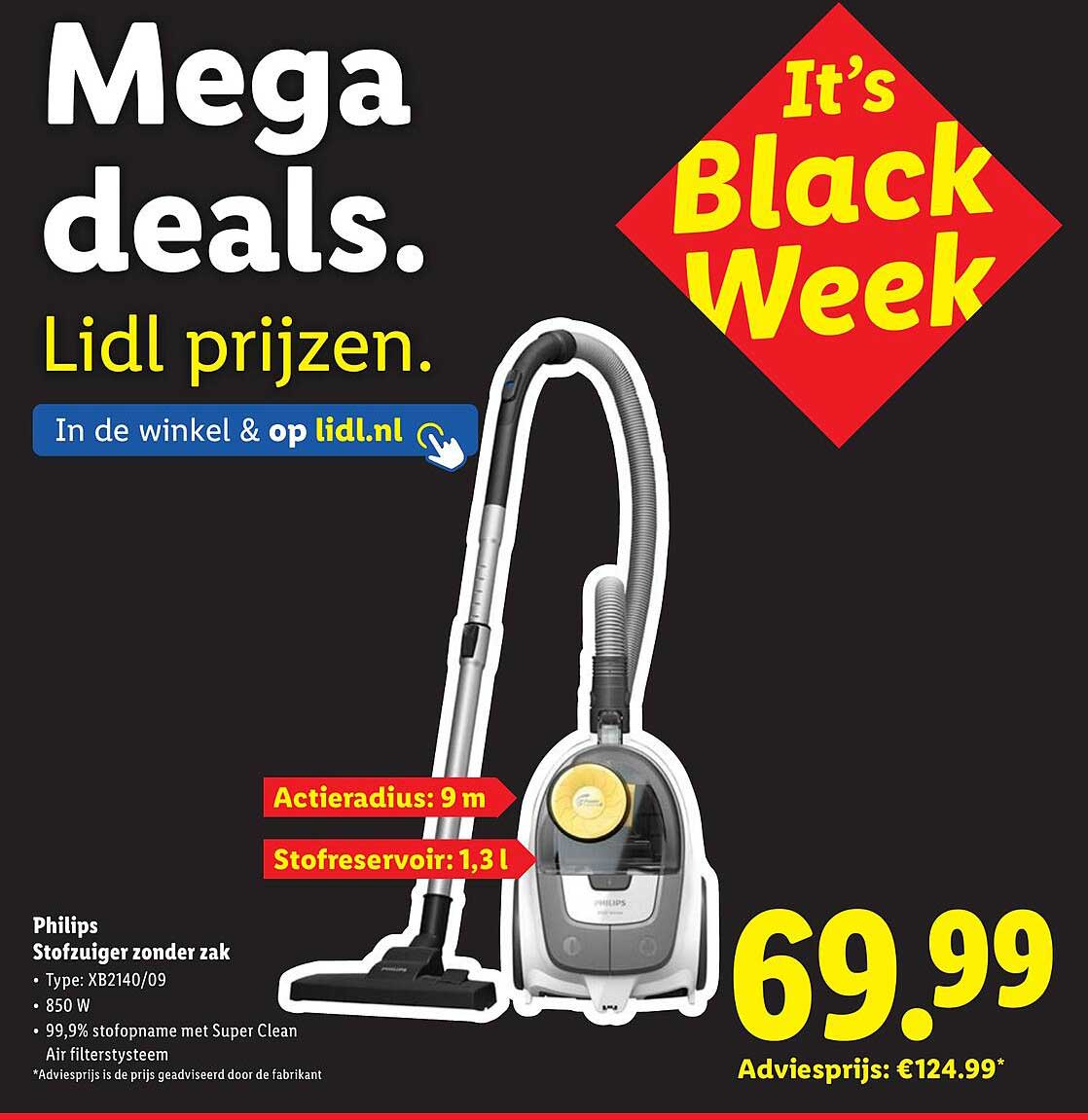 Philips Stofzuiger zonder zak XB2140/09