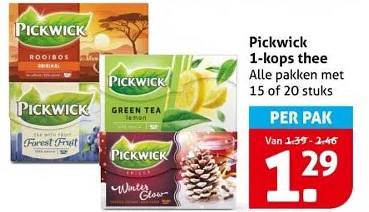 Pickwick 1-kops thee