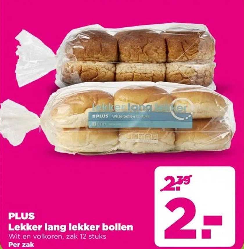 PLUS Lekker lang lekker bollen