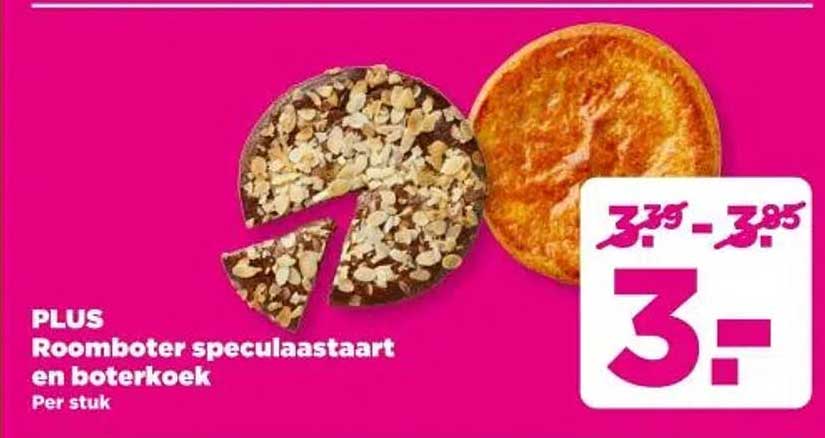 PLUS Roomboter speculaastaart en boterkoek