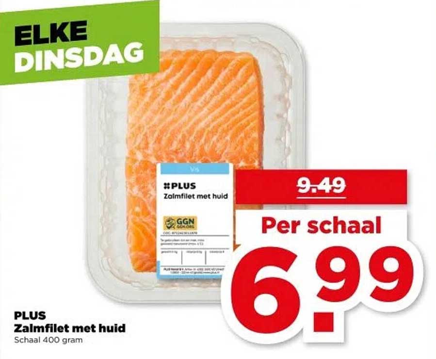 PLUS Zalmfilet met huid