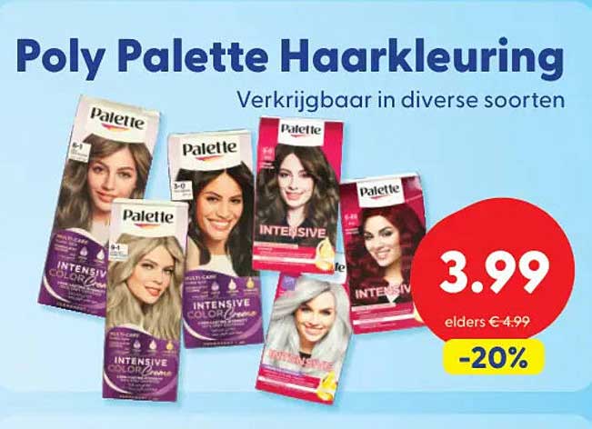Poly Palette Haarkleuring