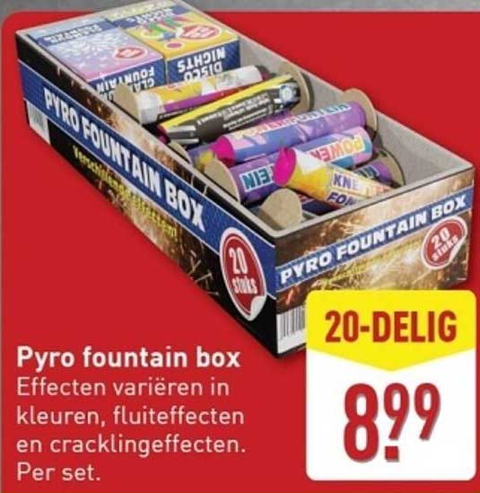 Pyro fountain box
