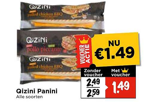 Qizini Panini Alle soorten
