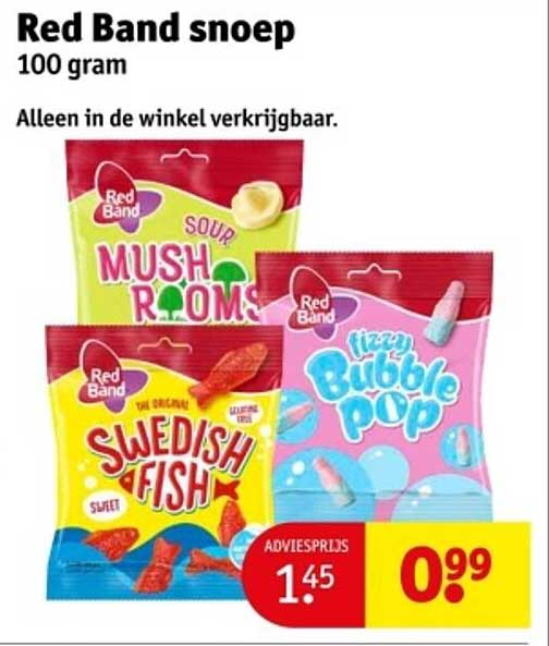 Red Band snoep 100 gram