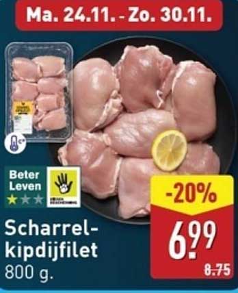Scharrel-kipdijfilet 800 g
