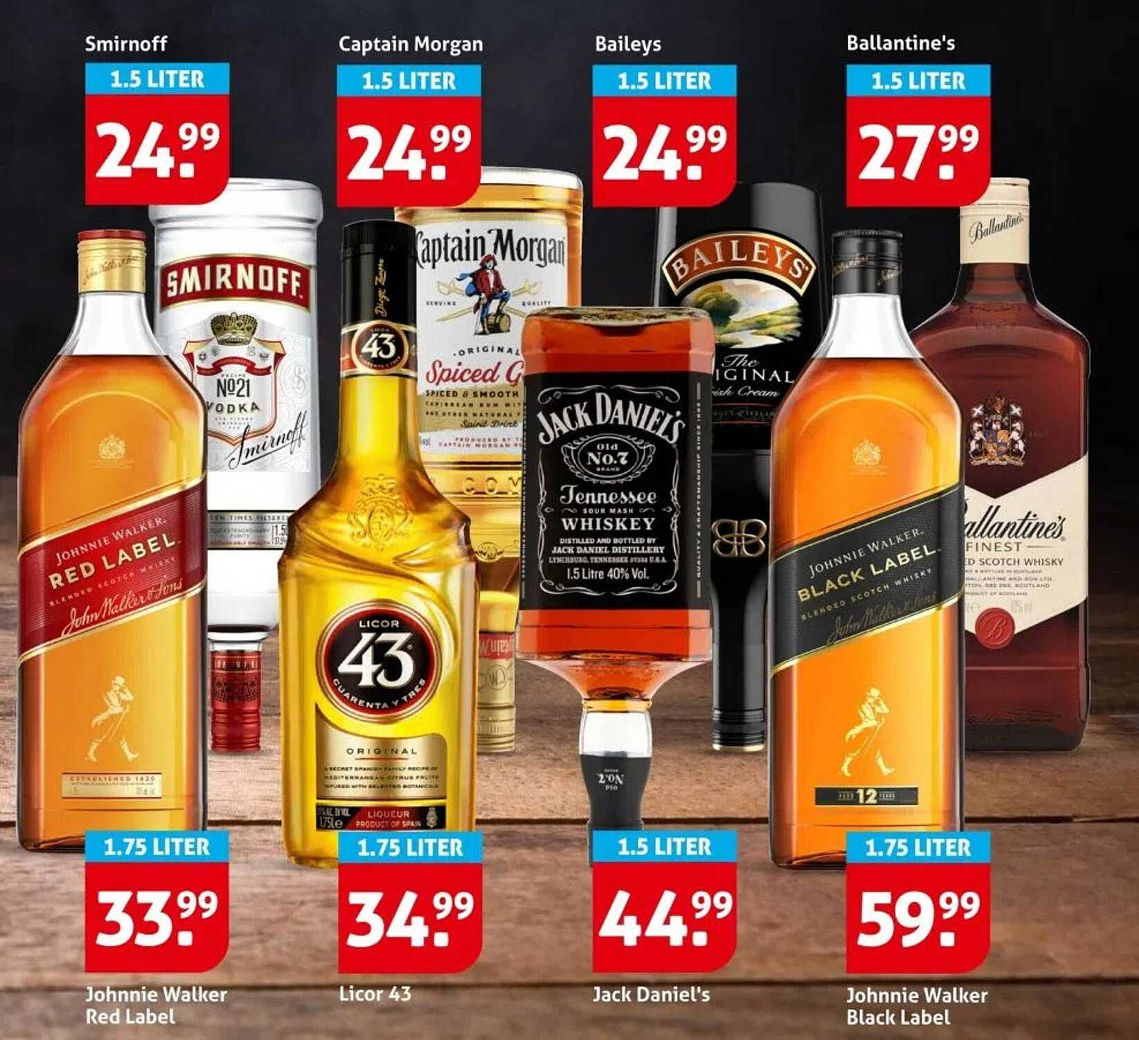 Smirnoff 1.5 Liter voor 24,99