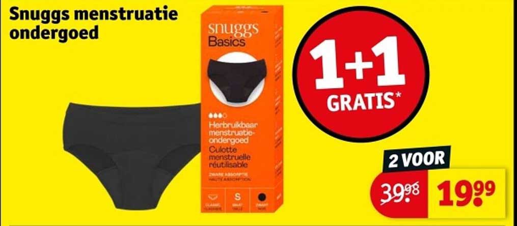 Snuggs menstruatie ondergoed