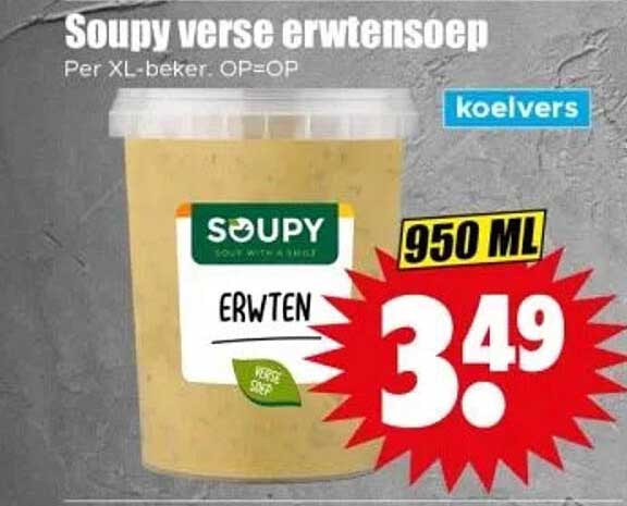 Soupy verse erwtensoep