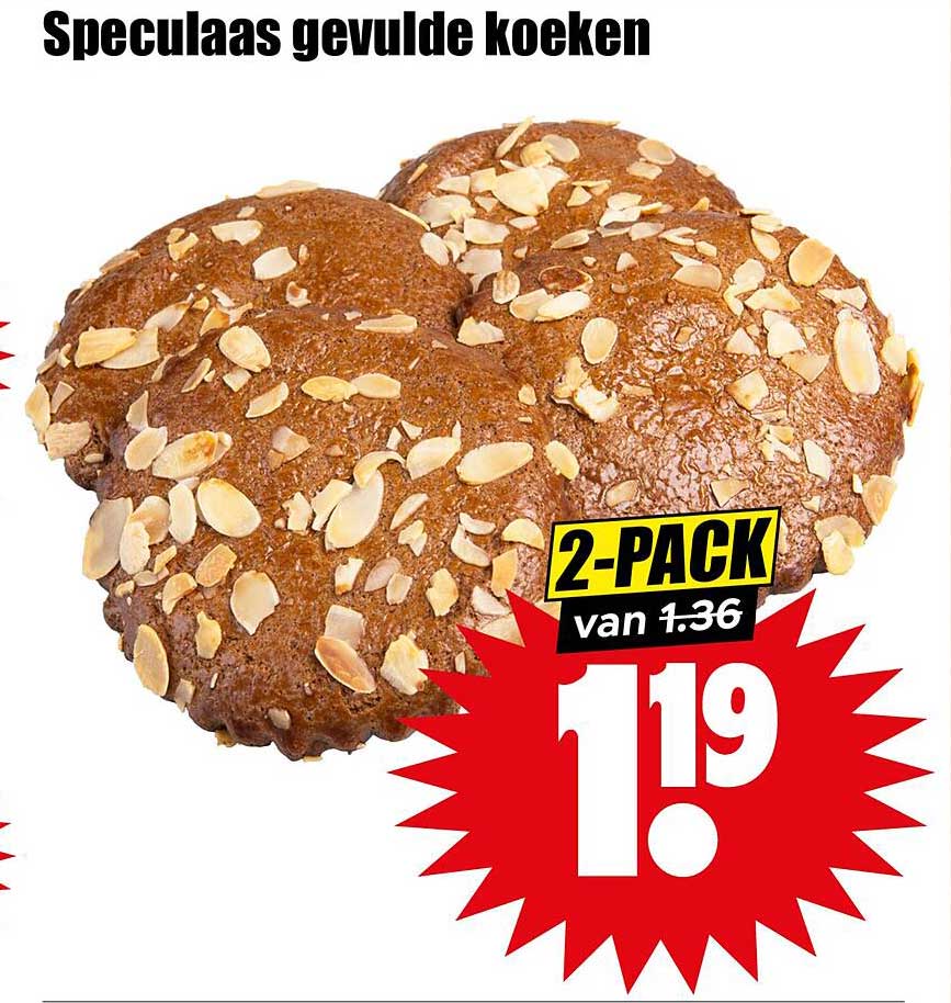 Speculaas gevulde koeken