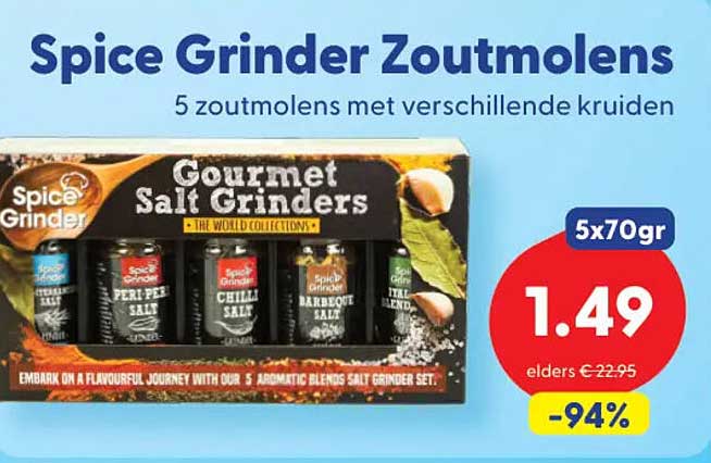 Spice Grinder Zoutmolens