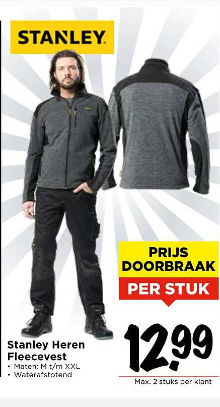 Stanley Heren Fleecevest