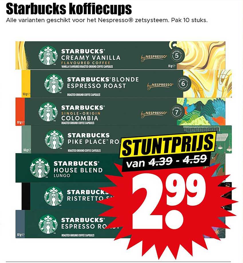 Starbucks koffiecups