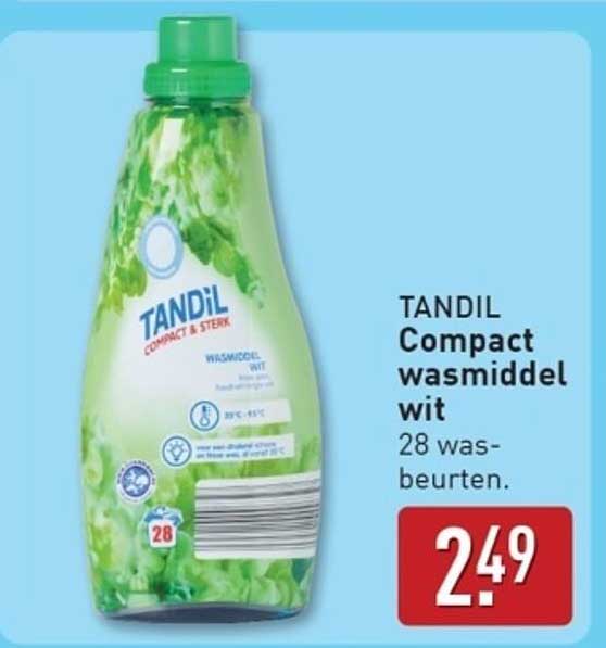 TANDIL Compact wasmiddel wit