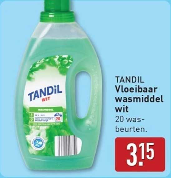 TANDIL Vloeibaar wasmiddel wit 20 wasbeurten