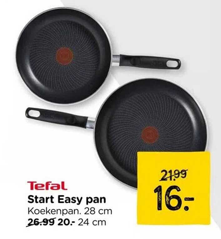 Tefal Start Easy pan Koekenpan. 28 cm
