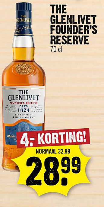 THE GLENLIVET FOUNDER'S RESERVE 70 cl