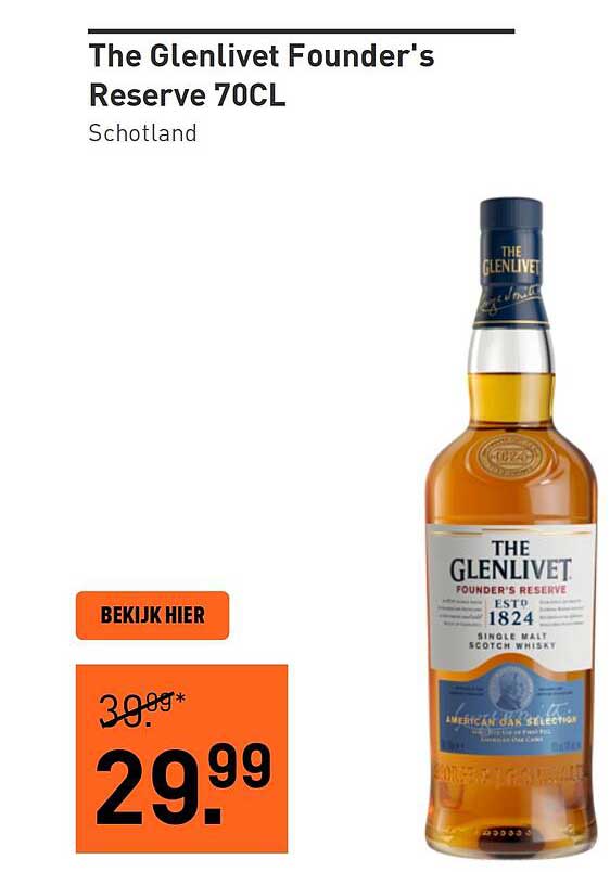The Glenlivet Founder's Reserve 70CL