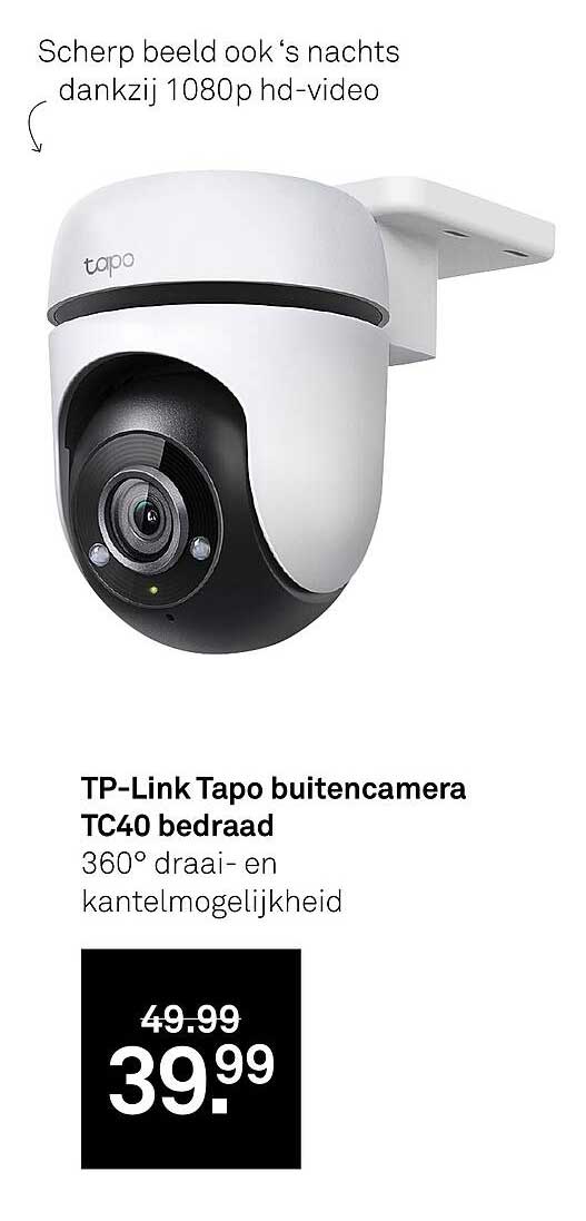 TP-Link Tapo buitencamera TC40 bedraad