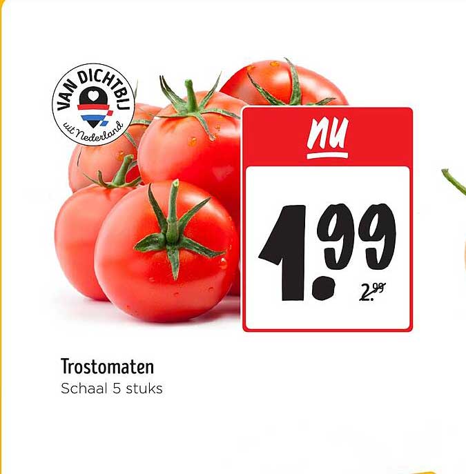 Trostomaten Schaal 5 stuks