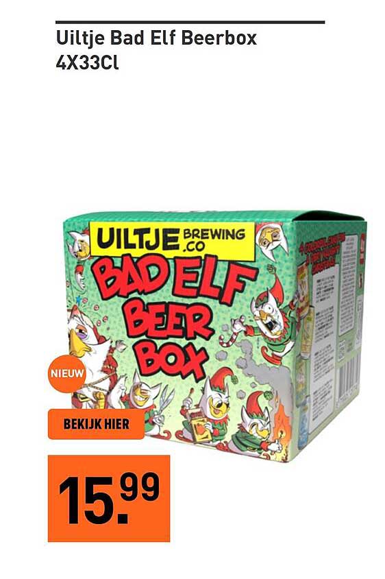 Uiltje Bad Elf Beerbox 4X33CL