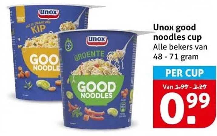 Unox good noodles cup