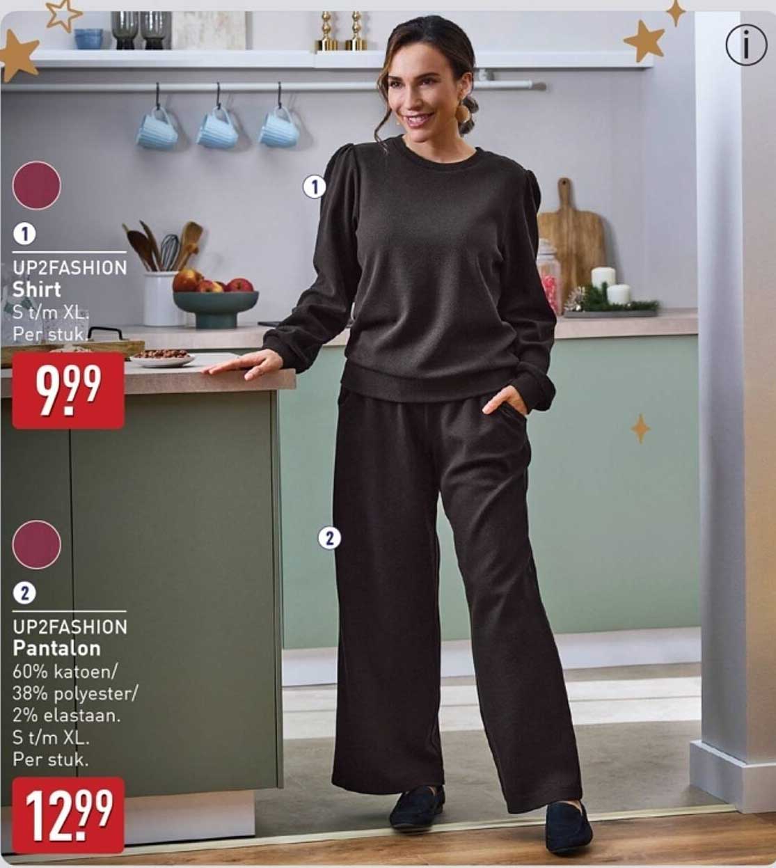 UP2FASHION Shirt S t/m XL Per stuk