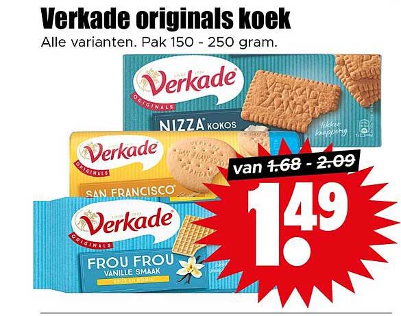 Verkade originals koeken