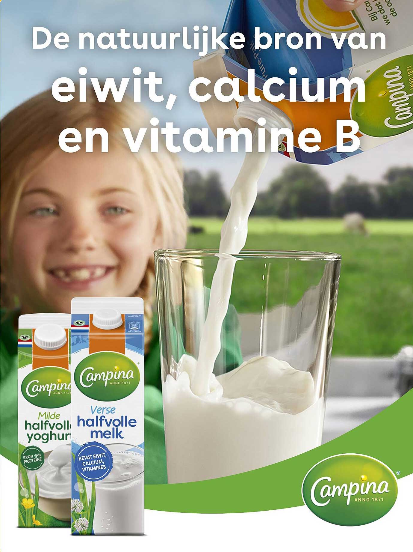 Verse halfvolle melk