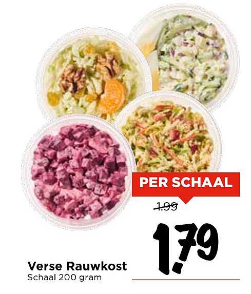 Verse Rauwkost Schaal 200 gram