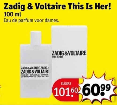 Zadig & Voltaire This Is Her! 100 ml Eau de parfum voor dames