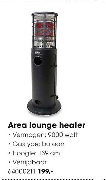 Area lounge heater