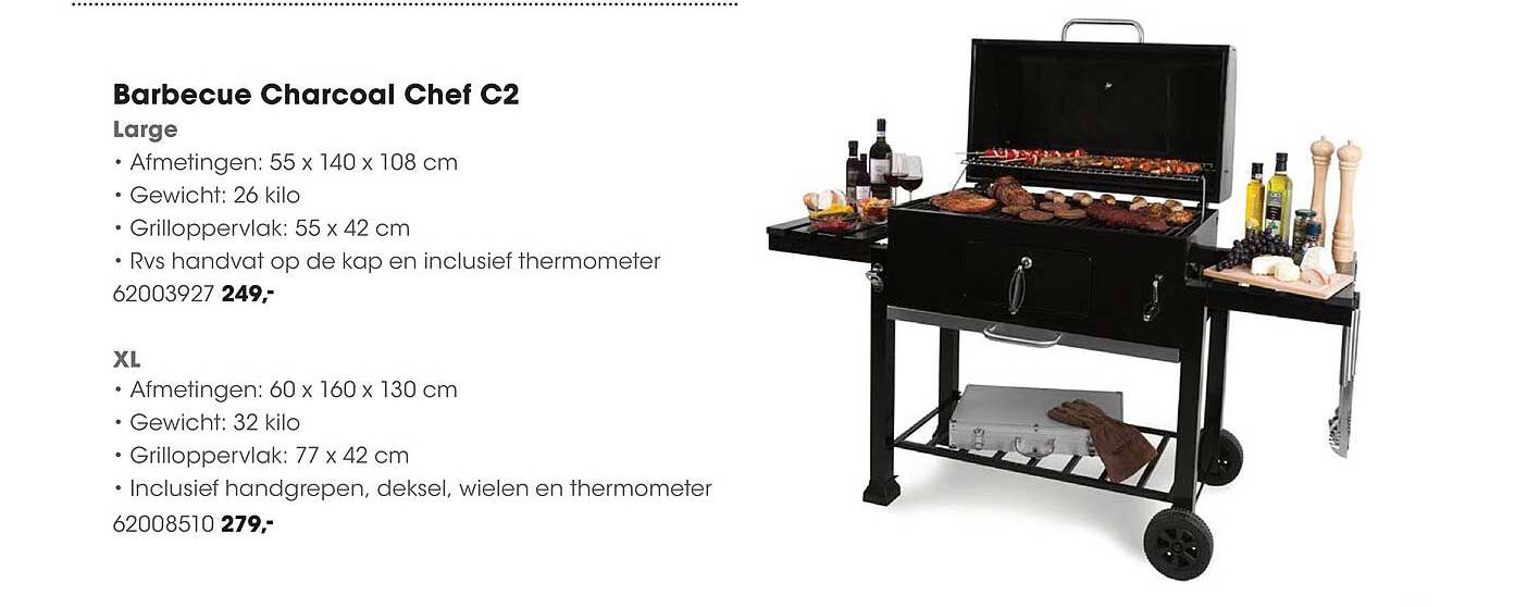 Barbecue Charcoal Chef C2 Large