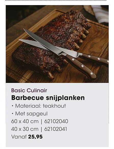 Barbecue snijplanken