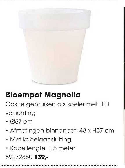 Bloempot Magnolia