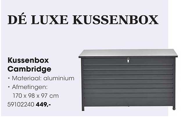 DÉ LUXE KUSSENBOX