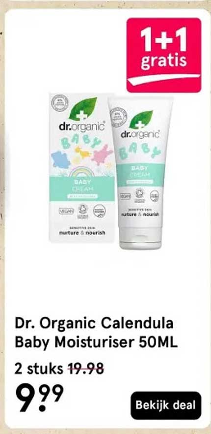 Dr. Organic Calendula Baby Moisturiser 50ML