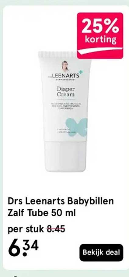 Drs Leenarts Babybillen Zalf Tube 50 ml