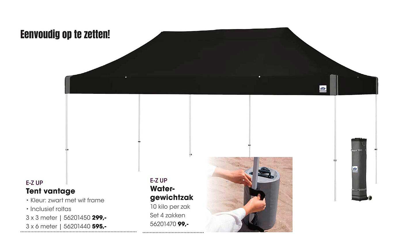 E-Z UP Tent vantage