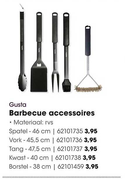 Gusta Barbecue accessoires